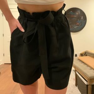 Paper Bag Linen Shorts
